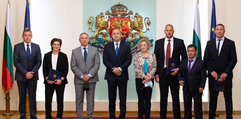 Радев награди петима големи спостисти
